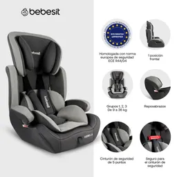 Bebesit Silla de Auto Suzuka Luxe Gray