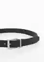 Cinturón Emili5 Negro Talla 91 Hombre Mango