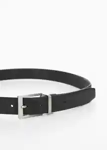 Cinturón Emili5 Negro Talla 91 Hombre Mango