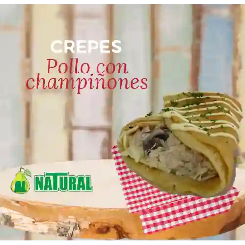 Crepes Pollo Champiñones