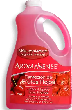 Aromasense Jabon Liquido Tentacion De Frutos Rojos