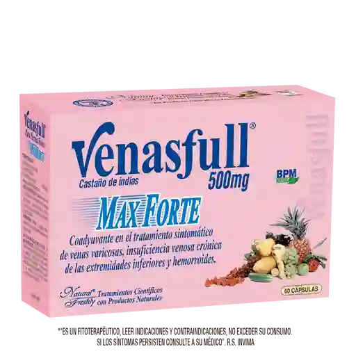 Venasfull Suplemento Max Forte (500 mg)