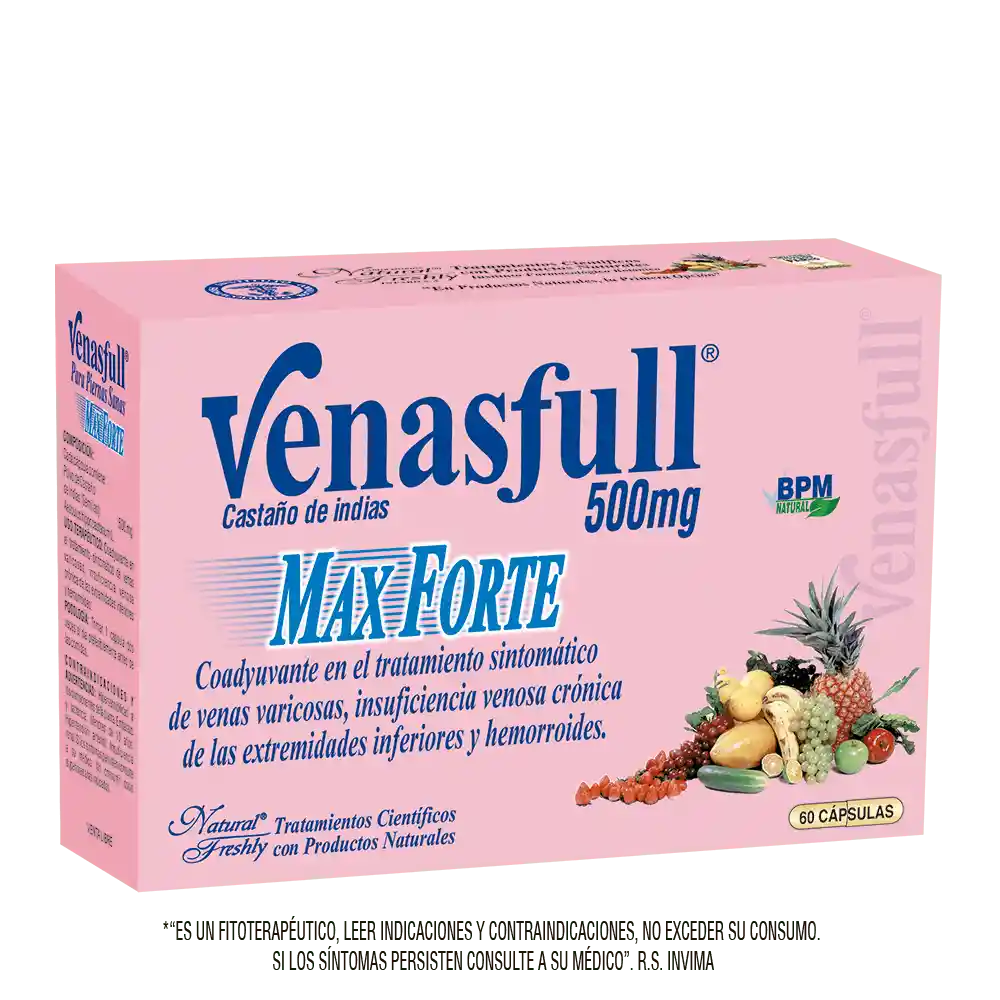 Venasfull Suplemento Max Forte (500 mg)