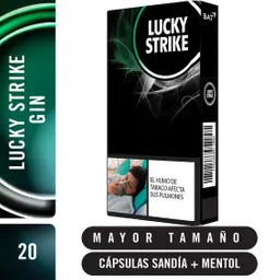 Lucky Strike Cigarrillos Gin 20 XL