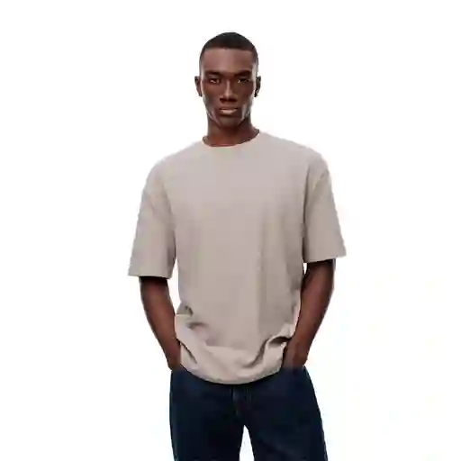 Camiseta Manga Corta Silueta Amplia Masculino Otomariny Gef Talla S