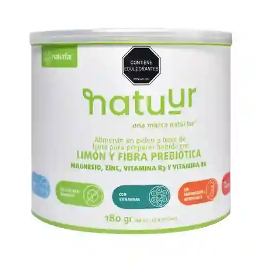 Natuur Bebida Para Preparar Polvo a Base de Frutas y Fibra Limón