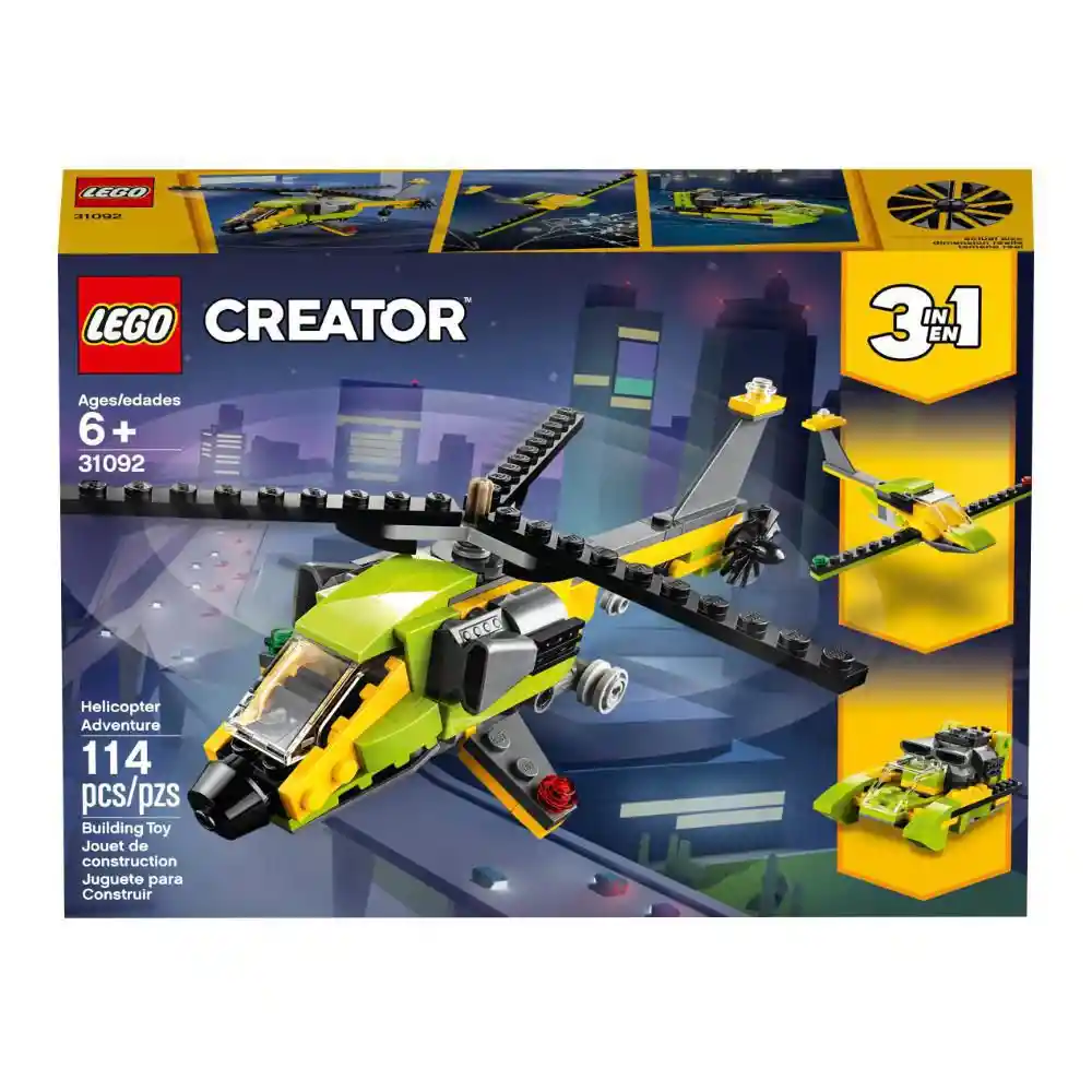 Lego Set Aventura en Helicóptero