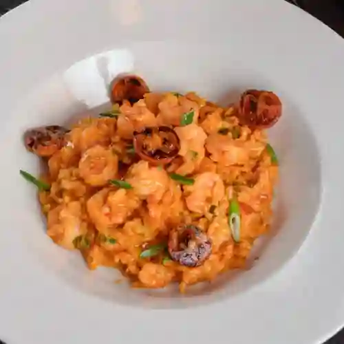 Risotto Encocado de Camarones