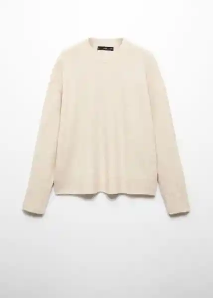 Jersey Marina Crudo Talla XL Mujer Mango