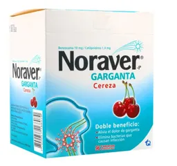 Noraver Garganta Blister (10 mg / 1.4 mg)