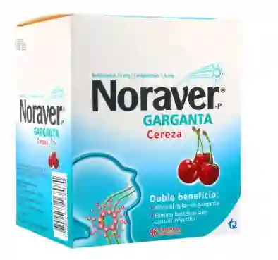 Noraver Garganta Blister (10 mg / 1.4 mg)