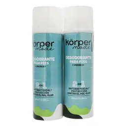 Desodorante Pies Unisex Duo Korper Mode 520 Ml