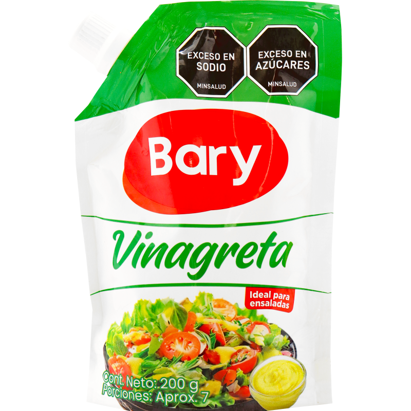 Bary Aderezo Vinagreta Baja en Grasa 200 g