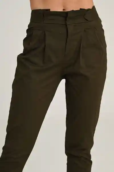 Pantalón Soho Color Verde Militar Talla 10 Ragged