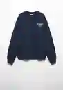 Buzo Sudadera Marais Navy Talla 19 Teen Niñas Mango