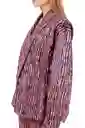 Chaqueta Zebra Fucsia Para Mujer Malfi