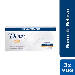 Dove Pack Jabón en Barra Blanco