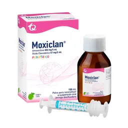 Amoxicilina Clavulánico Moxiclan 400/57mg / 5 Ml