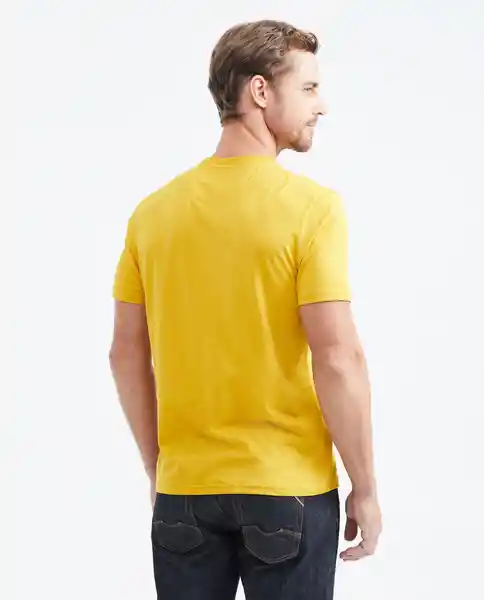 Camiseta Básica Masculino Verde Palma Medio Talla L Chevignon