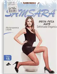 Samsara Medias en Seda Fría Mate Sofisticada Elegancia 