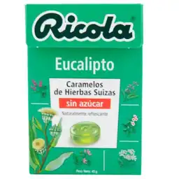 Ricola Caramelos de Hierbas Suizas sin Azúcar Eucalipto 