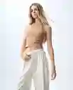 Camiseta Mujer Beige Talla M 601G011_BEI161324 Americanino
