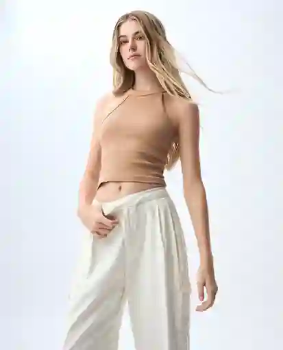 Camiseta Mujer Beige Talla M 601G011_BEI161324 Americanino