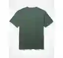 Camiseta Hombre Verde T. X-SMALL American Eagle
