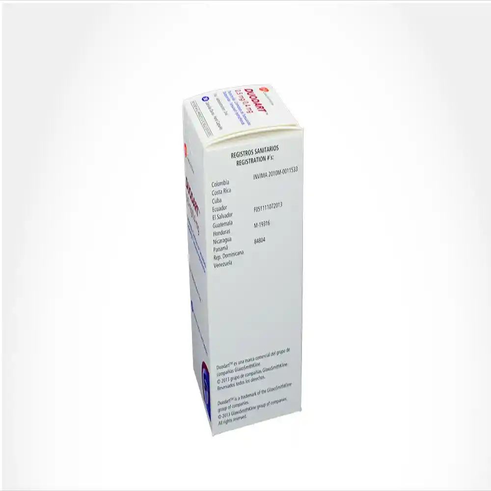 Duodart (0.5 mg/0.4 mg) 30 Cápsulas