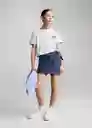 Short Sandy Navy Talla 10 Niñas Mango