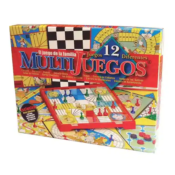 MULTIJUEGOS Kit de 12 Juegos Didácticos