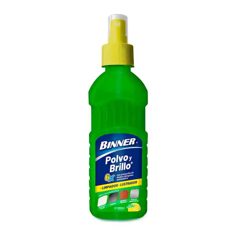 Limpiador Polvo y Brillo Binner Para Multisuperficies Citrus