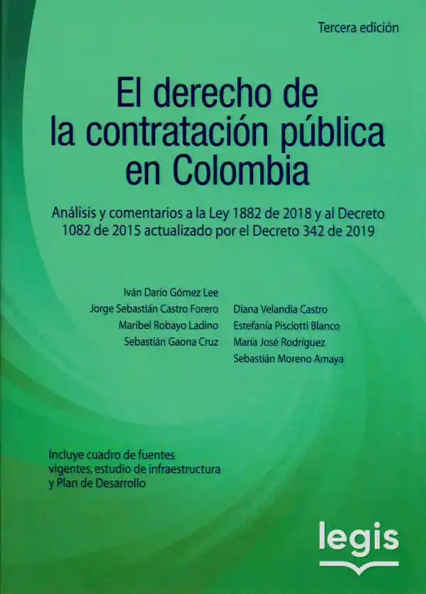 Derecho de Contratación Pública en Colombia Tercera Edición