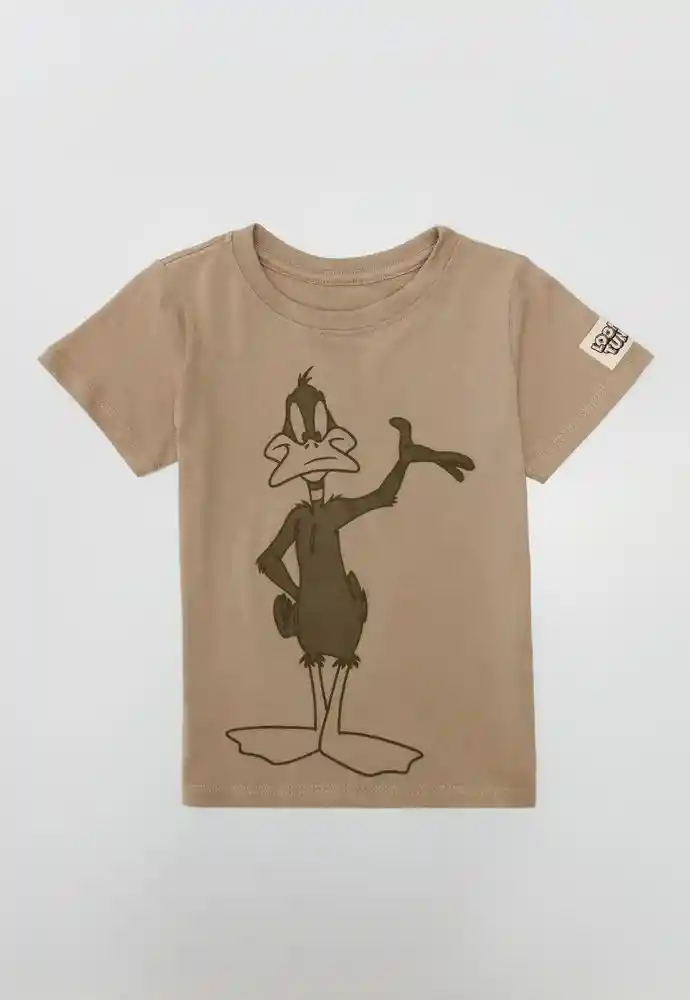 Camiseta Manga Corta 2t-caqui