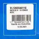 Corona Vajilla Congo Azul en Cerámica VL120E040116