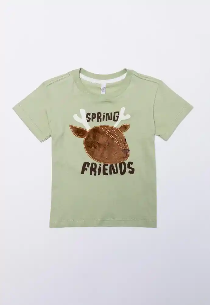 Camiseta Manga Corta 18/24mese-verde