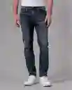 Jean Súper Slim Hombre Azul Alférez Oscuro Talla 28 65722 Rifle