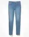 American Eagle Jean Next Level Luz Del Cielo Talla 8 Regular