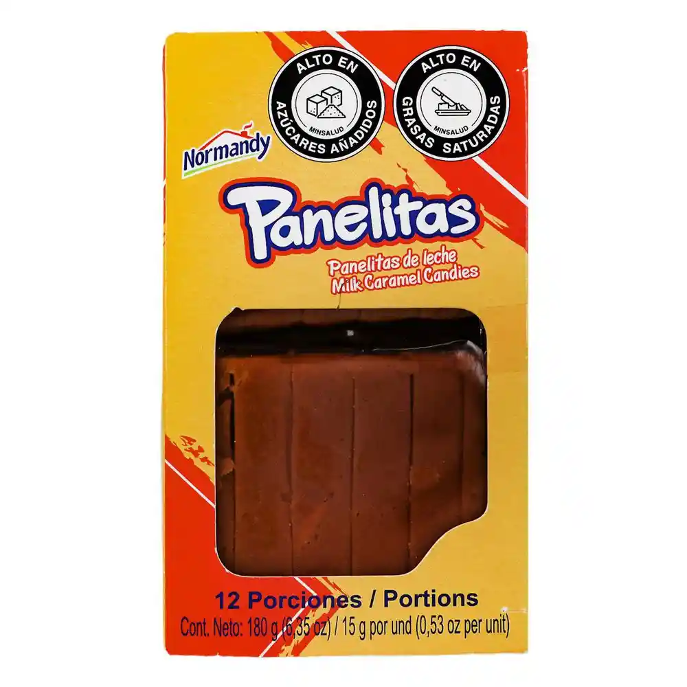Panelitas de Leche X12 Unidades Normandy