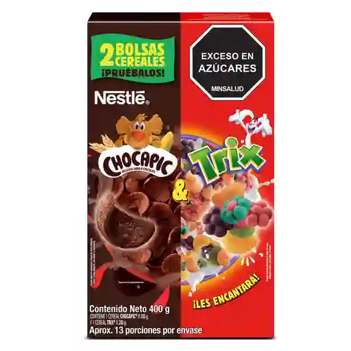 Nestle Chocapic &Trix Pack Cereal 