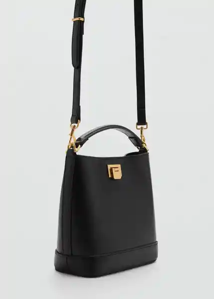 Bolso P Mike Negro Talla 99 Mujer Mango