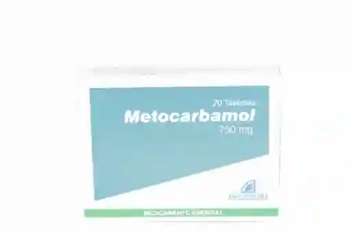 Metocarbamol 750 Mg Caja Con Rx