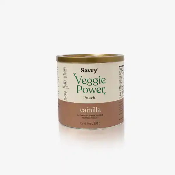 Veggie Power Suplemento Alimenticio con Proteína Sabor Vainilla