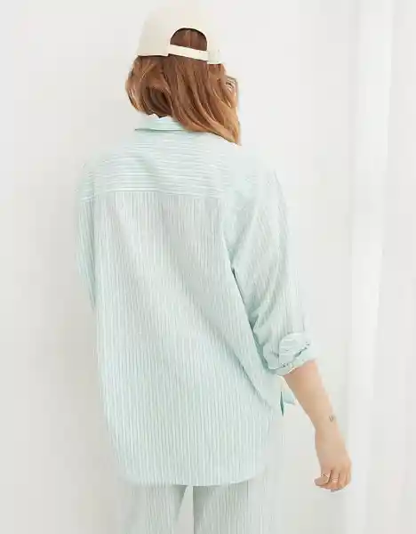 Blusa de Pijama Verde Talla SMALL American Eagle