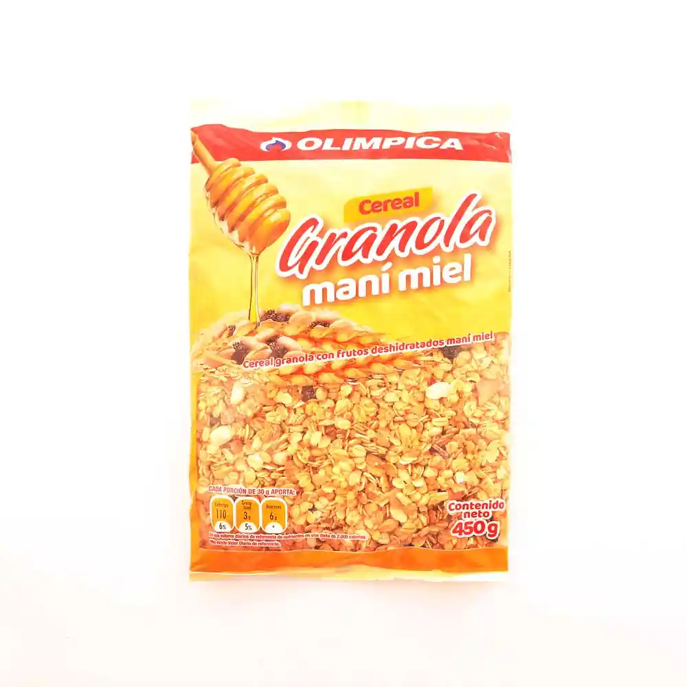 Granola Olimpica Miel 450 G