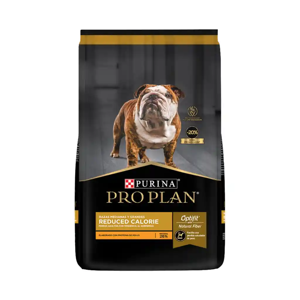 Comida para perros adultos calorias reducidas razas medianas y grandes Purina Pro Plan x 3 kg