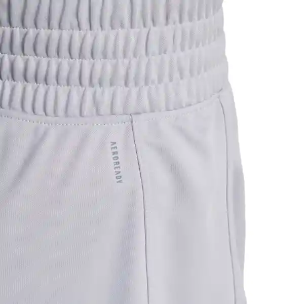 Adidas Short Pacer Knit High Para Mujer Gris Talla S5