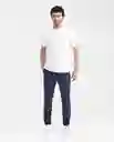 Camiseta Polo Neru Neck Masculino Blanco 0 Claro XS Chevignon