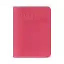 Miniso Porta Pasaporte Rojo Rosa Pequeño