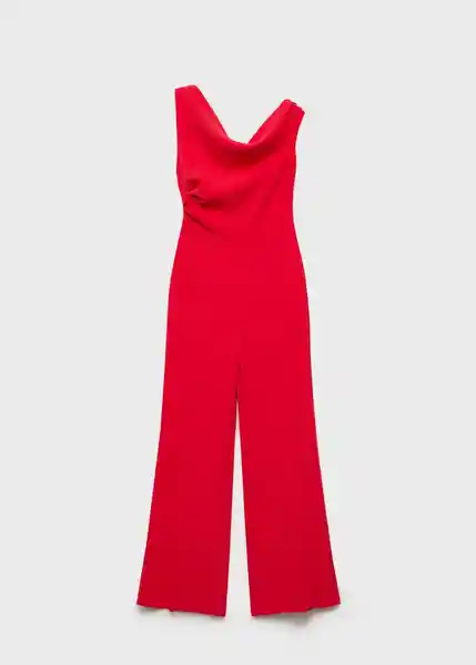 Enterizo Mono Yes Rojo Talla M Mujer Mango